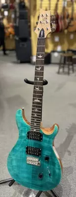 Store Special Product - PRS Guitars - SE Custom 24 Electric Guitar with Gigbag - Turquoise